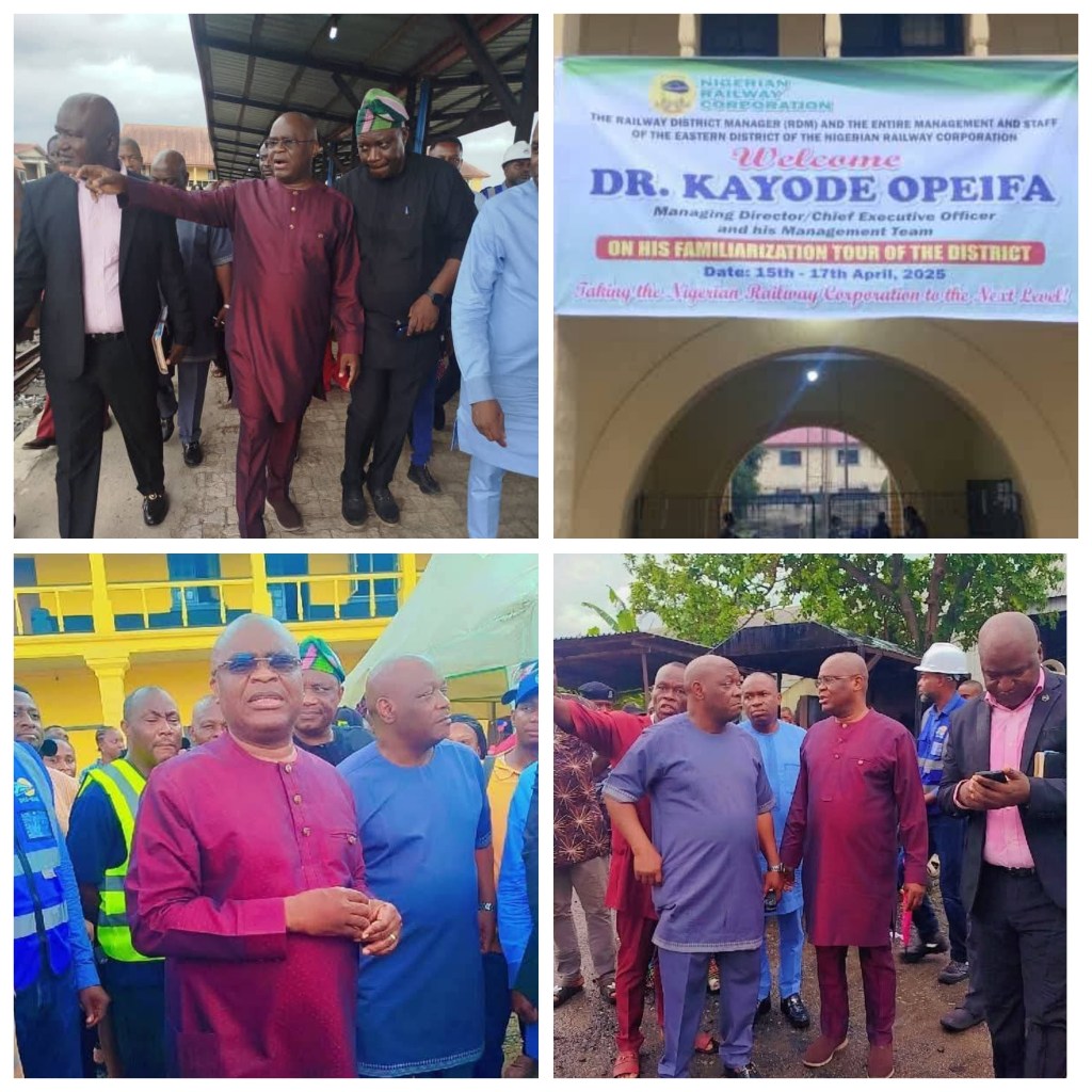 Familiarization Visit: Dr. Kayode Opeifa Inspects Nigerian Railway Corporation’s Eastern District Operations&nbsp;~Ajasa-Info